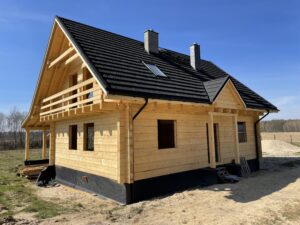 Realizacja z wykorzystaniem blachy z kruszywem